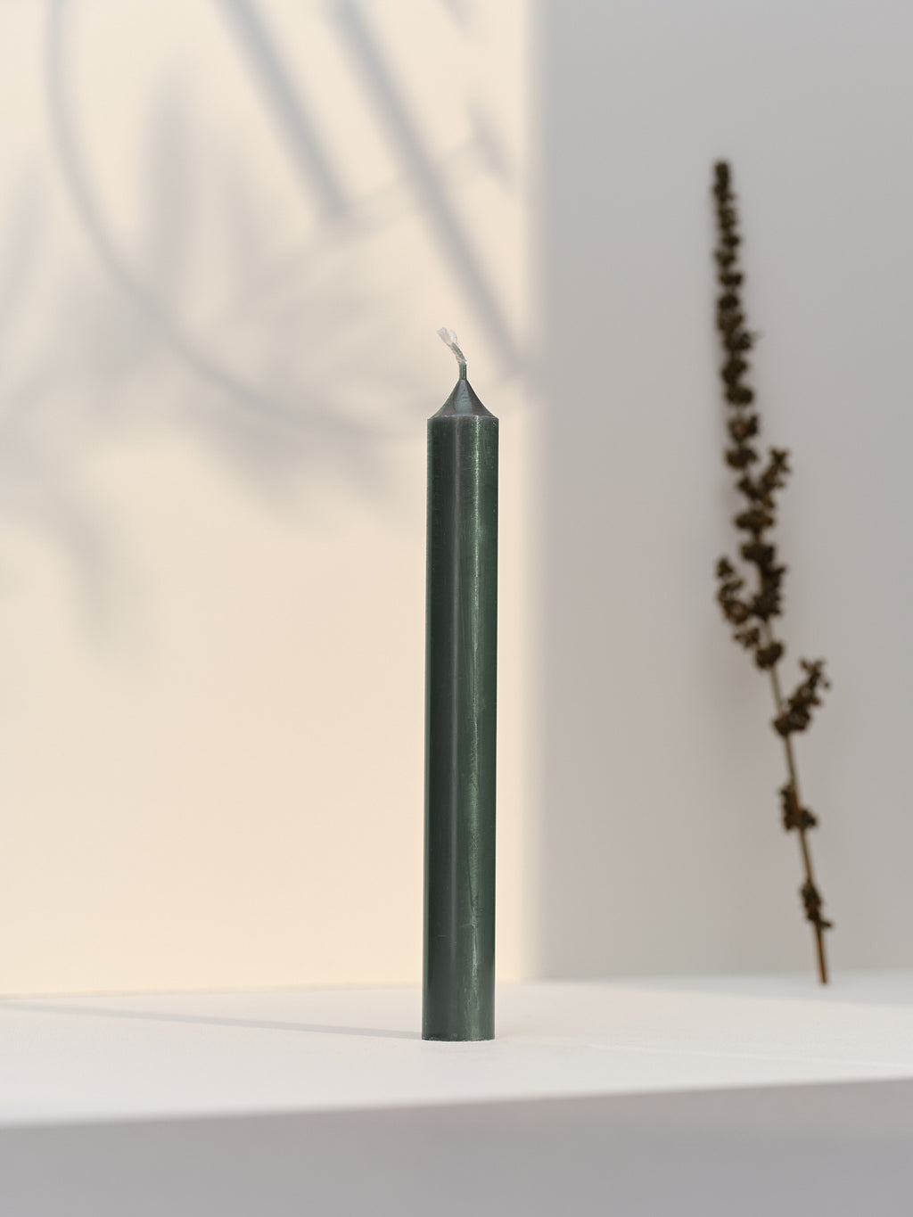 Dinner candle Ø2.2cm H20cm 7 Hrs Forest Green