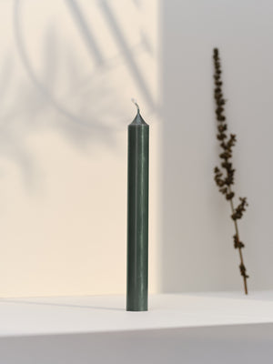 Dinner candle Ø2.2cm H20cm 7 Hrs Forest Green