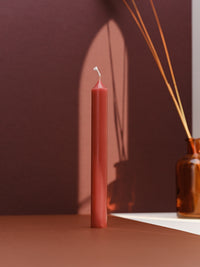 Dinner candle Ø2.2cm H20cm 7 Hrs Fauve Intense