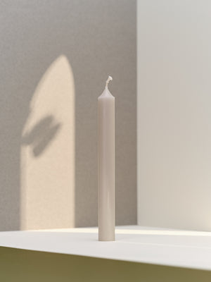 Dinner candle Ø2.2cm H20cm 7 Hrs Chic Grey