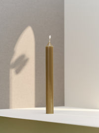 Dinner candle Ø2.2cm H20cm 7 Hrs Bronze Chic