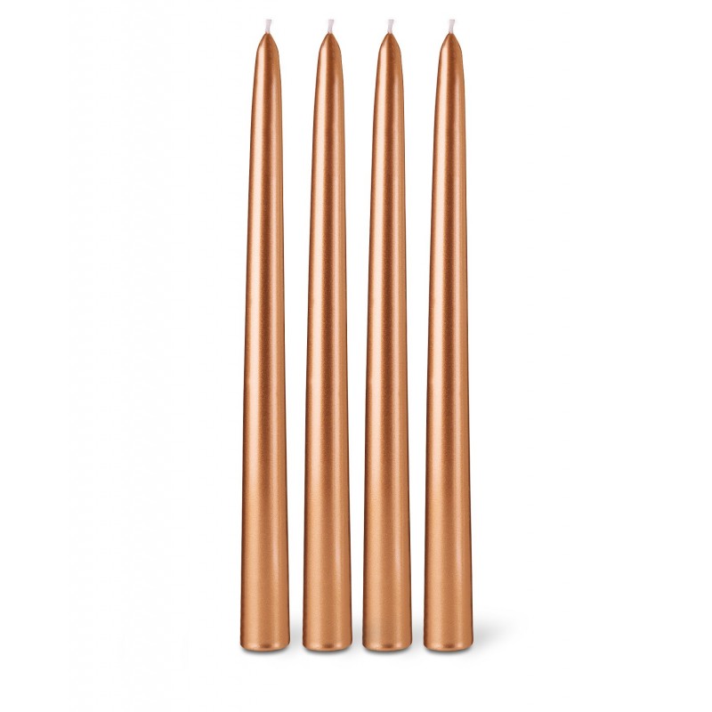 Taper Candle Ø2.2cm H29cm 8 Hrs Copper