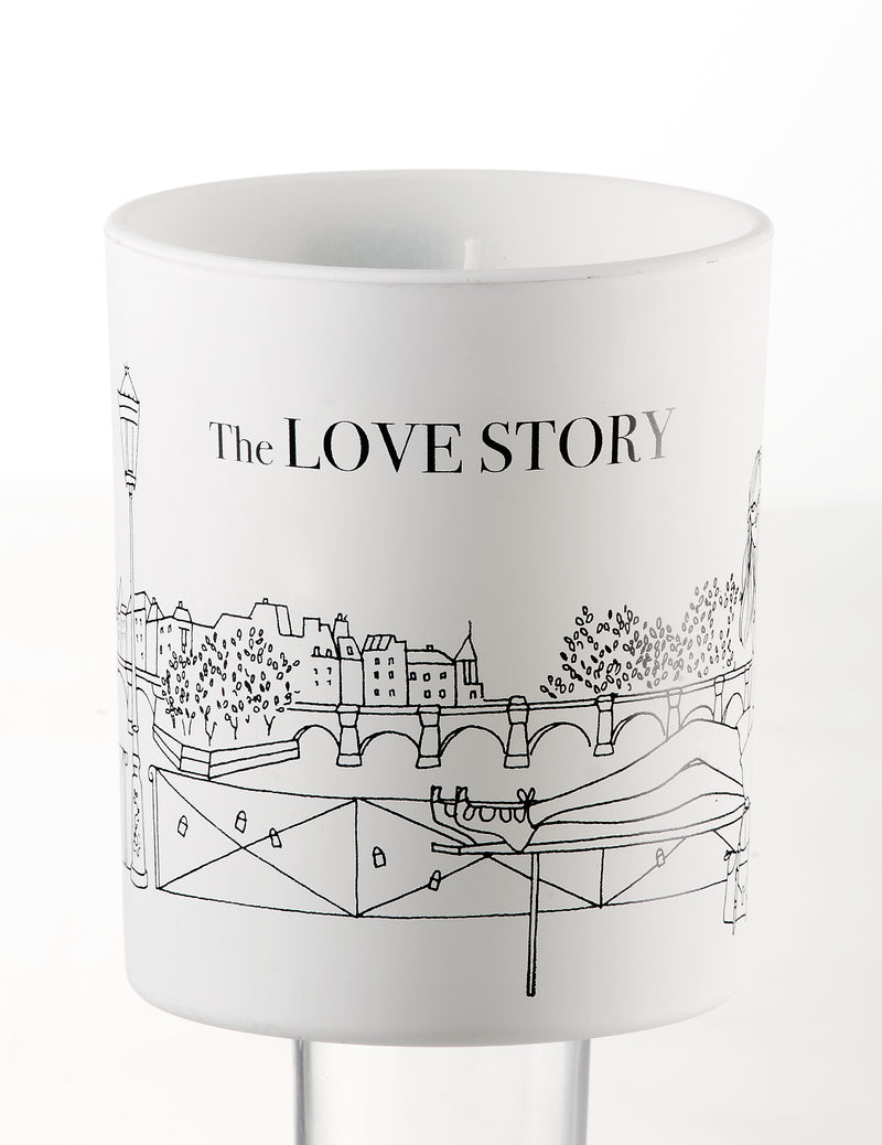 Scented Candle in Designer Gift Box - The Love story