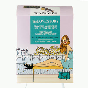 Scented Candle in Designer Gift Box - The Love story
