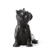 "Chester' Dog Candle Black