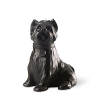 "Chester' Dog Candle Black