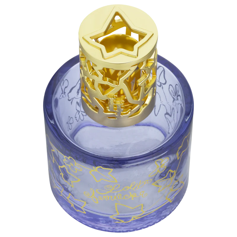 Lolita Lempicka Home Fragrance Lamp Gift Set in Blue Glass