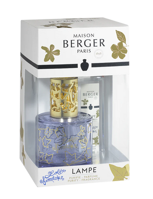 Lolita Lempicka Home Fragrance Lamp Gift Set in Blue Glass