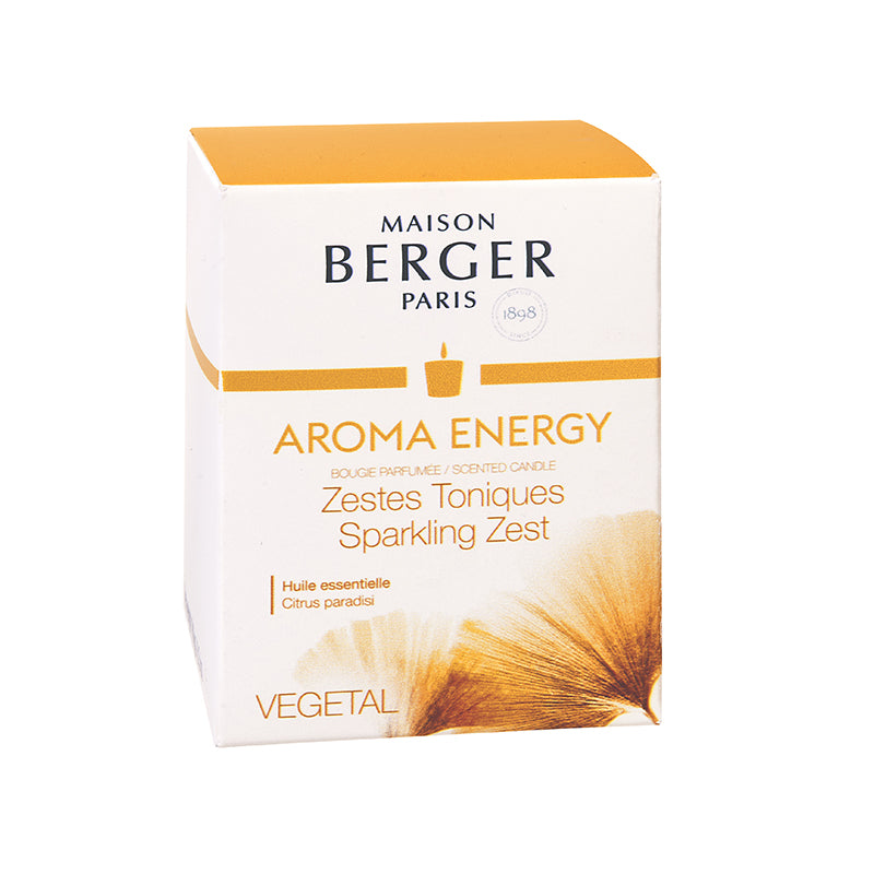 Scented Candle Aroma Energy