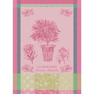 Tea Towel LAURIER EN POT ROSE