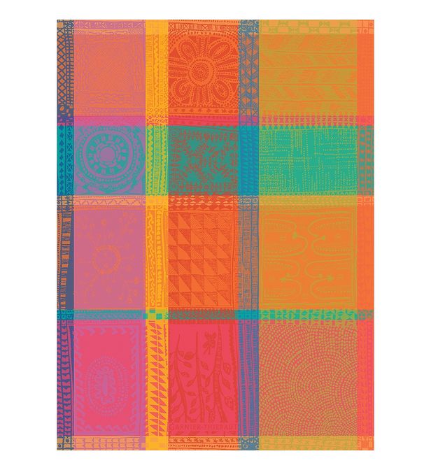 Set 1 Tea Towel + 1 Apron Mille Wax Creole Cotton