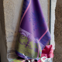 Tea Towel MYRTILLES VIOLET