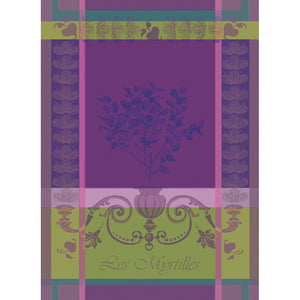 Tea Towel MYRTILLES VIOLET