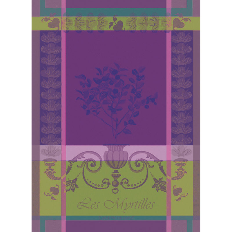 Tea Towel MYRTILLES VIOLET