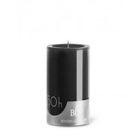 Pillar candle D.7cm  H.10cm 50 HRS Black