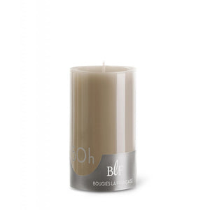 Pillar candle D.7cm  H.10cm 50 HRS Taupe