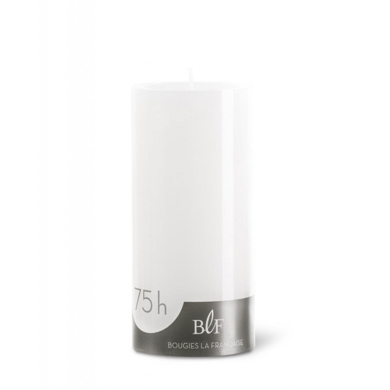 Pillar candle D.7cm H.15cm 75HRS White