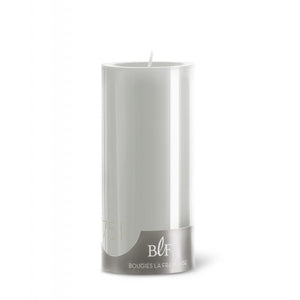 Pillar candle D.7cm H.15cm 75HRS Pearl Grey