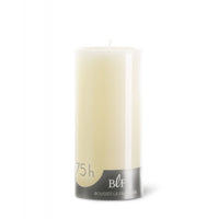 Pillar candle D.7cm H.15cm 75HRS Ivory