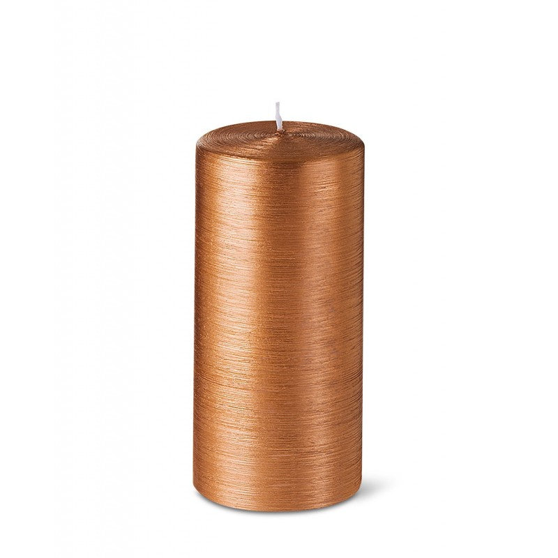 Pillar candle D.7cm H.15cm 25HRS Copper