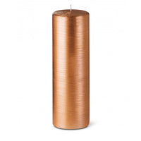 Pillar candle D.8cm H.25cm 40HRS Copper