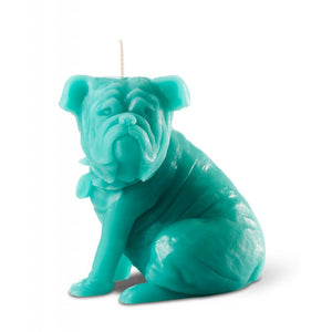 "SAM" Dog Candle Turquoise